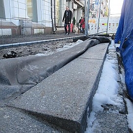 <h4>Bogstadveien, Oslo 2019-2020</h4><p>Endring av montert kantstein ism glemt indk&oslash;rsel till bostad.</p>